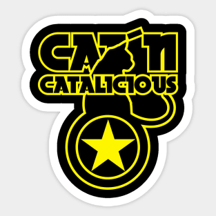 Catn Catalicious Captain Cat Birthday Gift 1 Sticker